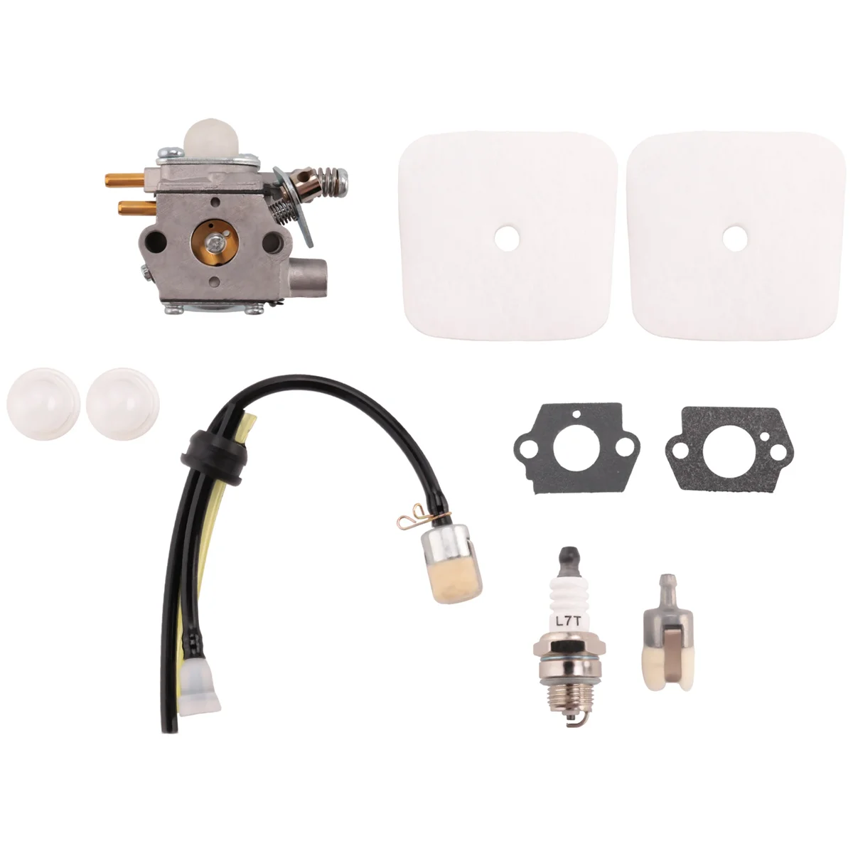 Kit carburatore per Echo Hca-2400 Ppsr-2433 Pe-2400 Srm-2400 Wt-424-1 Wt-424C