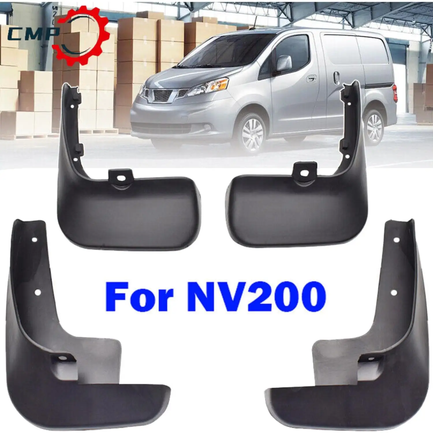 

4 шт. брызговики, брызговики, подходят для Nissan NV200 Vanette Evalia 2010-2019, автомобильные внешние аксессуары