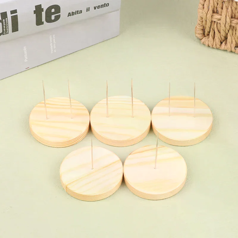 New 1PC Crochet Doll Base Display Rack Doll Base Doll Display Rack Showcase Crochet Doll Display Base Wooden Support Stand