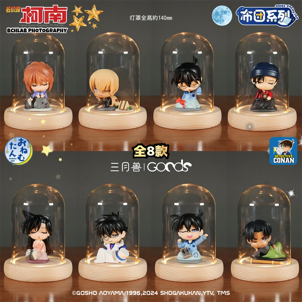 En Stock Bandai Detective Conan caja ciega-Heiji Kudo Ran Mouri Kaito chico Ai Haibara figura de Anime misterio conjunto regalo coleccionable