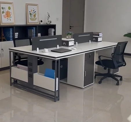Staff Table Mixed Colors Workstation Desk Open Plan Office Tables Customized Furniture Desks Office Workstation