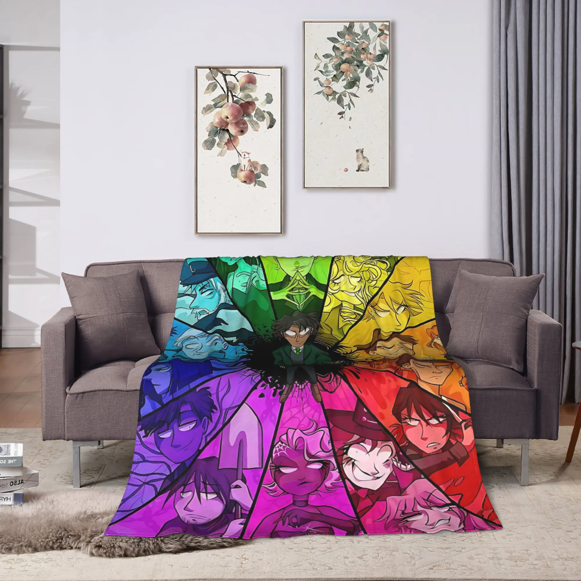 The Magnus Archives Blanket  Decorative Flannel Throw Blanket For Couch Chair Sofa Bed Soft Warm Design Quality Bedspread