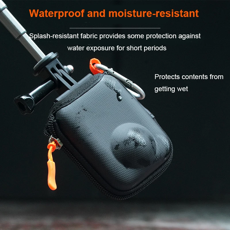 

Portable Mini Bag for DJI Osmo 360 Waterproof Storage Bag Protective Case Bottom opening Storage Case with Detachable Carabiner