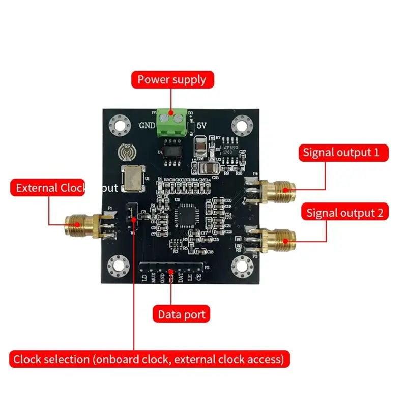 AB33-ADF4351 Wideband PLL Frequency Synthesizer Demo