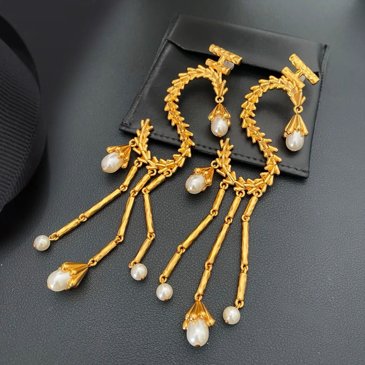 

Новые украшения и аксессуары, милые романтические серьги с кисточками и жемчугом в форме буквы S для женских вечеринок и подарков