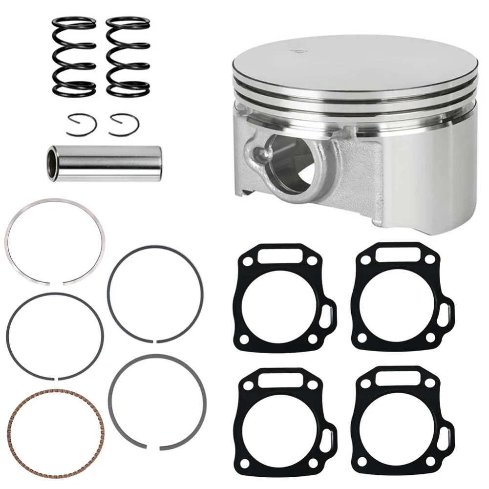 1 Juego de pistón de 70mm, Kit de pistón superior plano apto para Predator 212 224cc para GX160 para motor GX200 5.5HP 6.5HP
