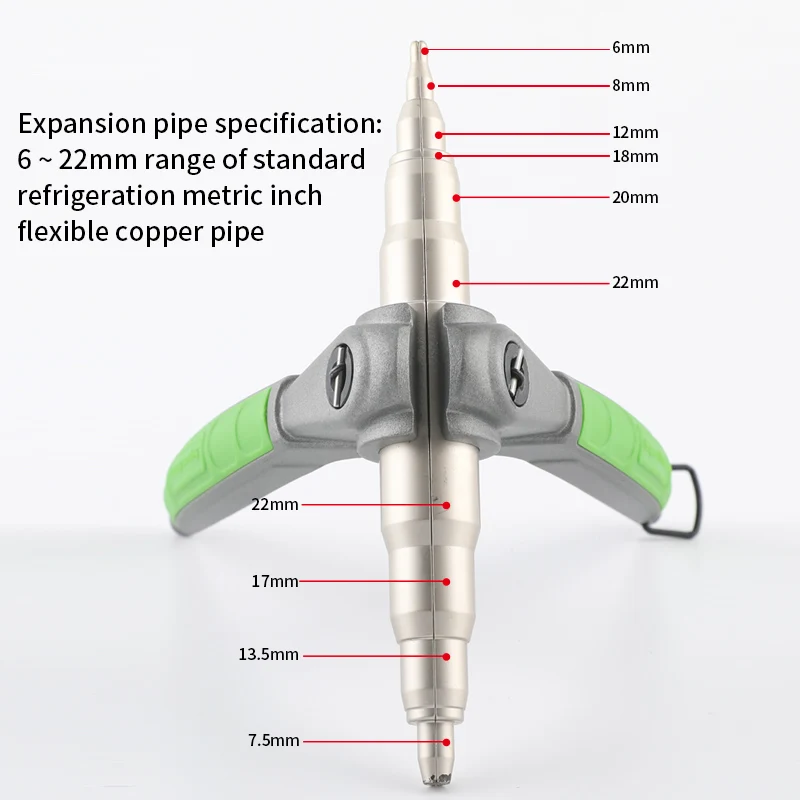 DSZH ST-622 Manual Tube Expander New Air Conditioner Refrigeration Copper Pipe Expanding Tool