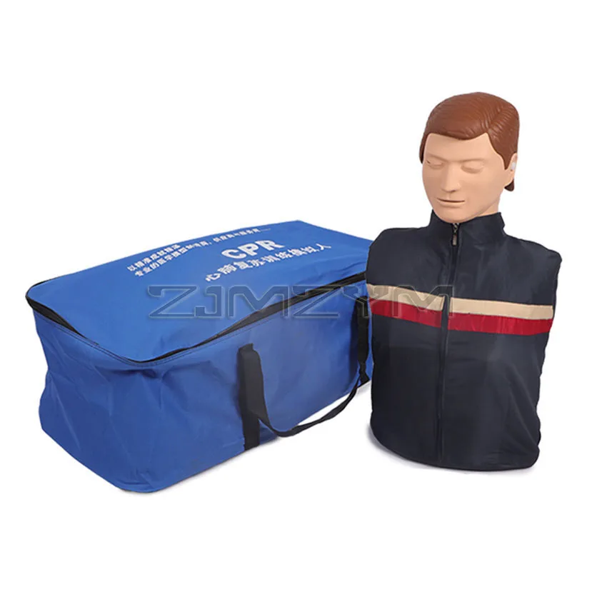 Cardiopulmonary Resuscitation Simulation Human Half Body CPR Cardiac Emergency Nursing Simulated Operation Safety Training Model