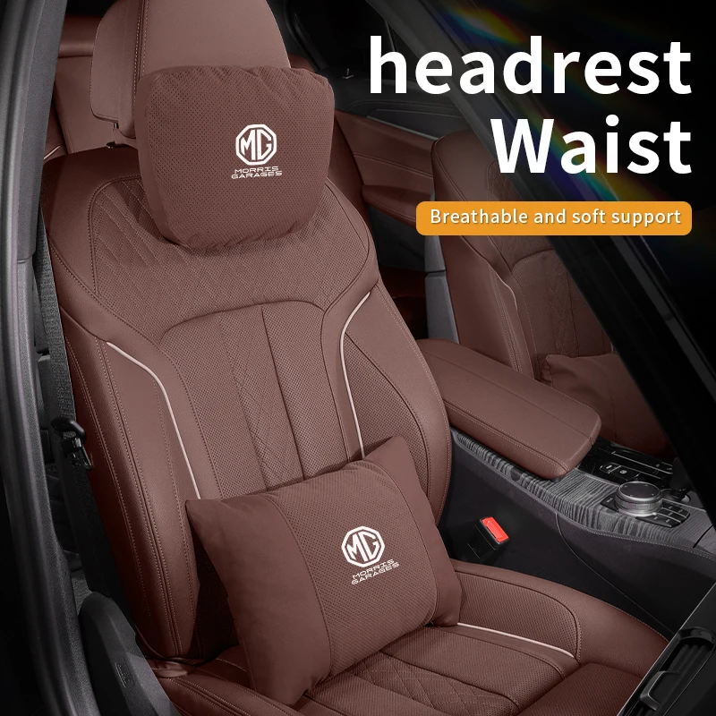 

Car Headrest Neck Support Seat Lumbar Cushion Neck Pillow For MG MG3 HS ZS EV GT Power SW ZR EHS EZS GS MG4 5 6 7 Accessories