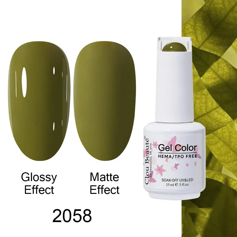 Clou Beaute Gel-Nagellack, Neonbraun, Königsblau, Rot, Grün, Pastell, Nude, Nagelkunst, Lacke, Gel-Lack, Decklack, UV-Gel-Nagel