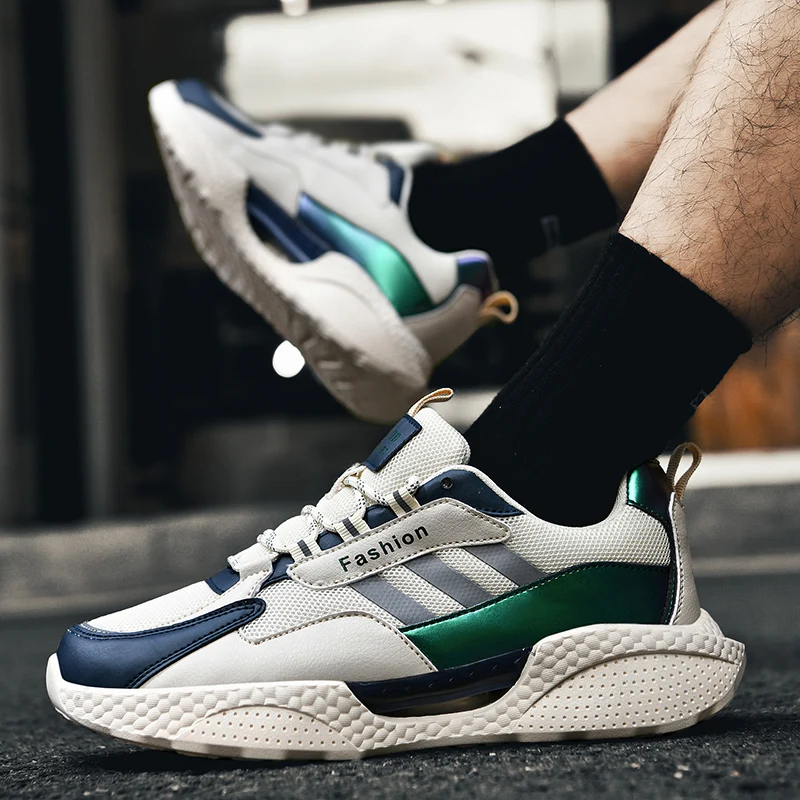 Мужская уличная парусиновая обувь с дышащей подкладкой — прохладный и стильный дизайн, идеально подходит для поездок на работу, походов и повседневного использования.