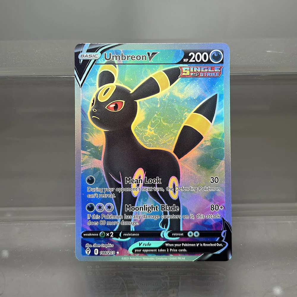 Pokémon Zwaard-Schild Enkele Holografische Kaarten Oorsprong Forme Palkia Umbreon Starmie Spel Verzameling Kaarten Ptcg Proxy Kaarten