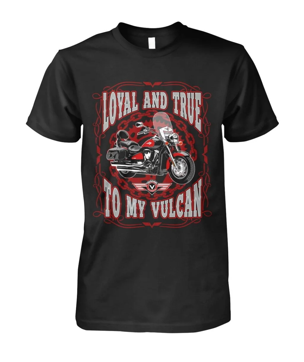 Loyal and Ture, To My Vulcan Motorcycle T-Shirt 100% Cotton O-Neck Short Sleeve Summer Casual Mens T-shirt Rider Streetwear