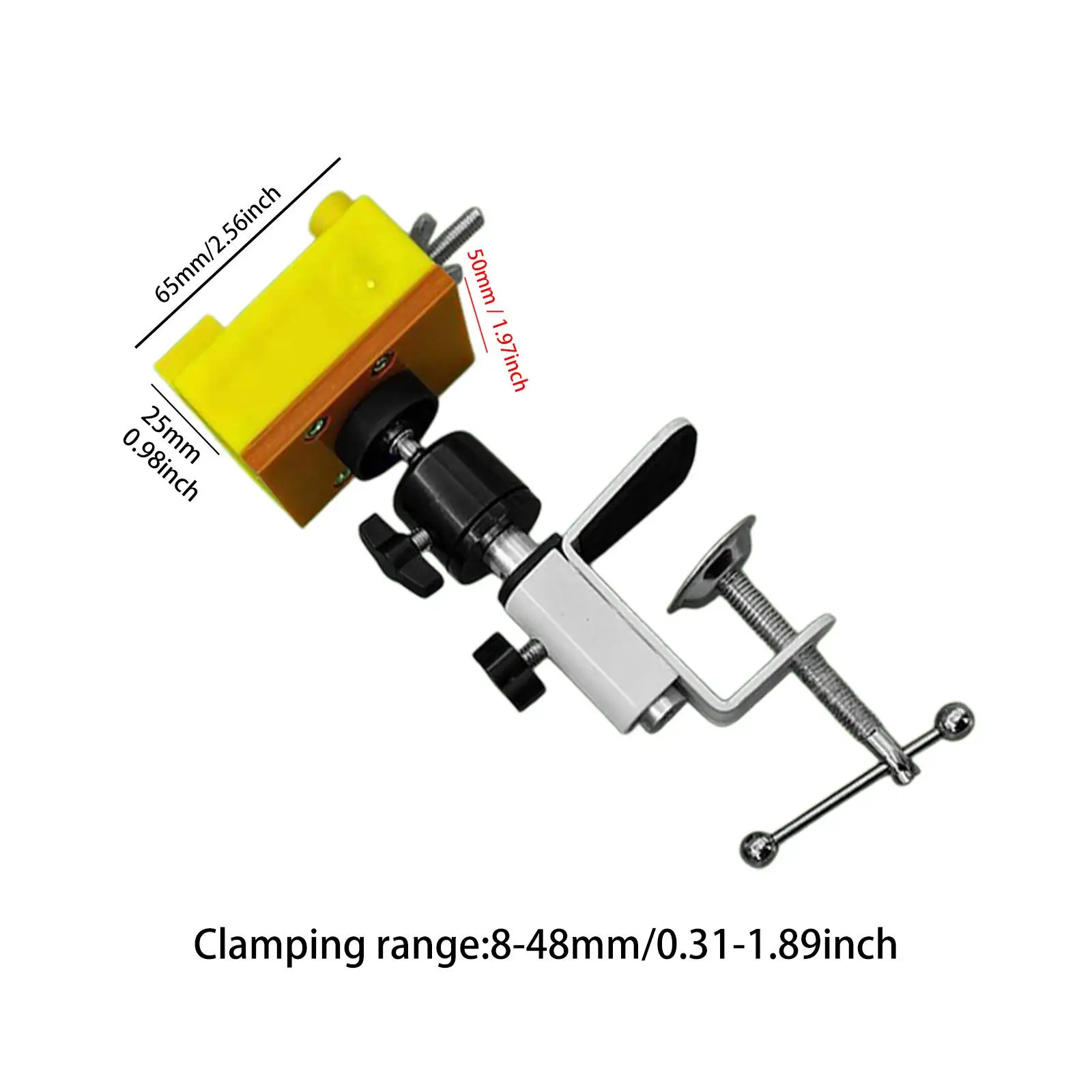Drill Press Vice Back Cover Holder Portable Adjustable Mobile Fixed Clamp Workholding Device for Fixing Small Part Watchmaker