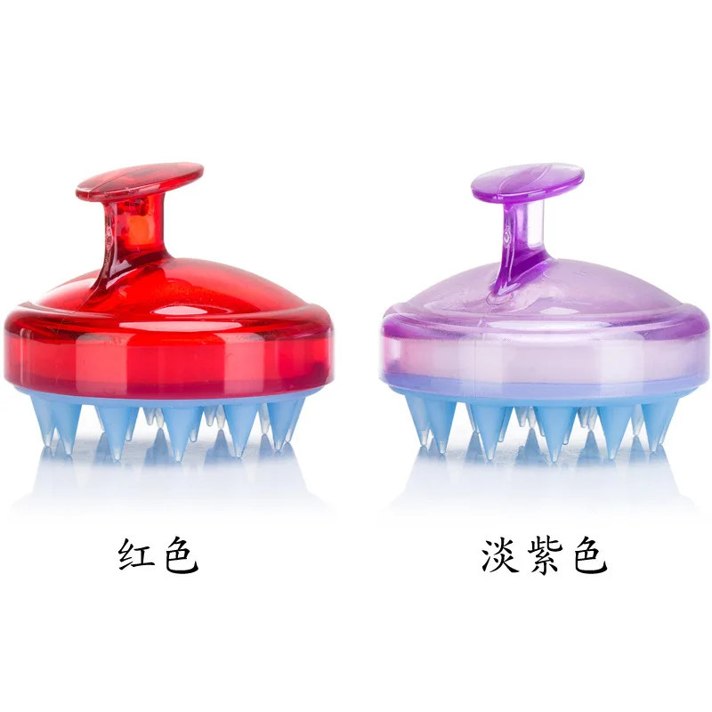 Silicone Massage Adult Shampoo Cleaner Circular Shower Comb Brush Teeth Beauty And Hair Tools