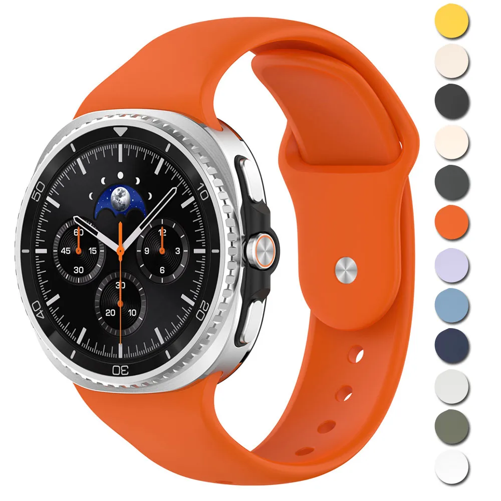 

Watchband For Samsung Galaxy Watch 8/8 Classic Wristband Silicone Strap With Hidden Buckle Wristband For Samsung Watch 8