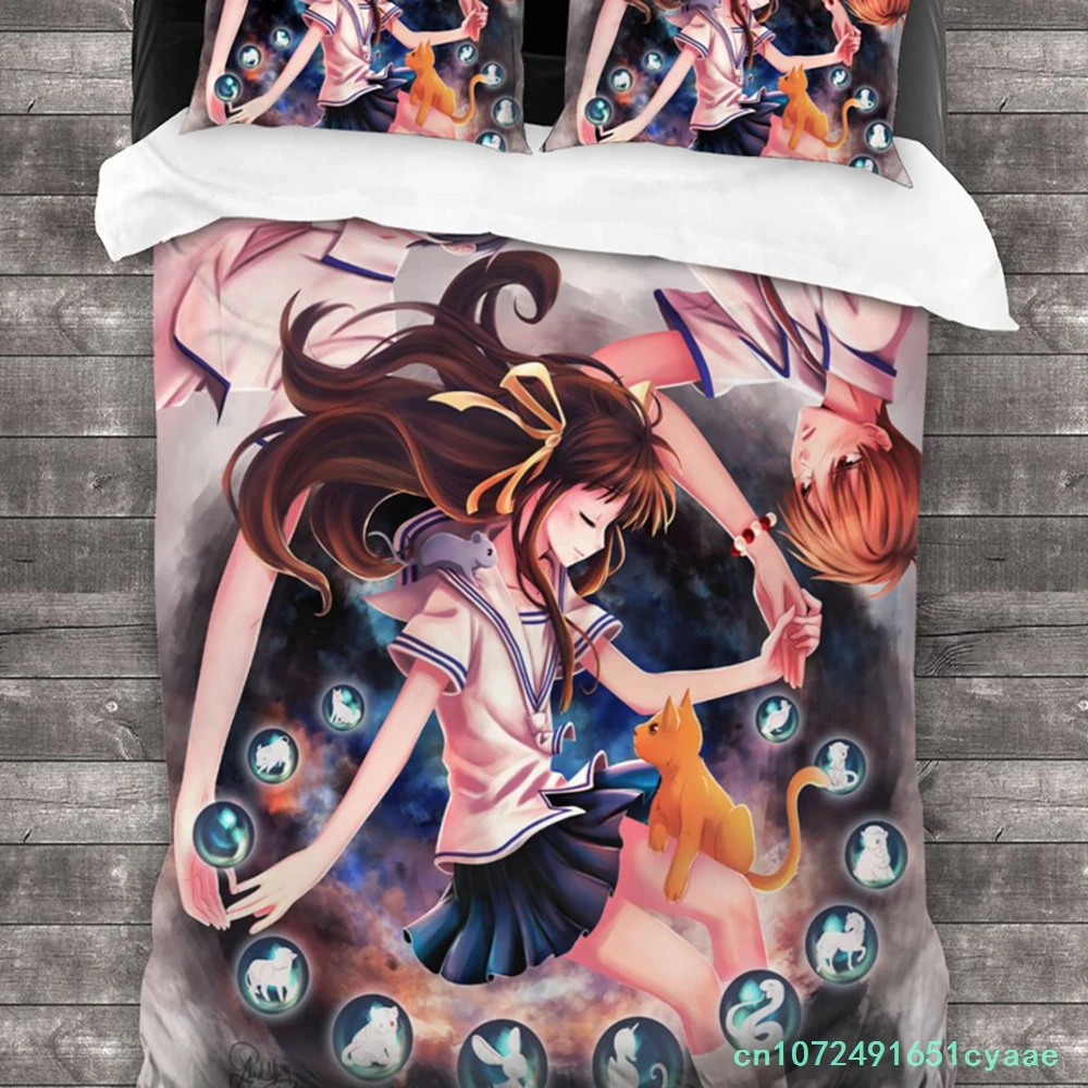 Fruits Basket All Season Bedding Set Single Twin Full Queen King Size Bed Set Aldult Kid Bedroom Duvetcover Sets 3D Print 011