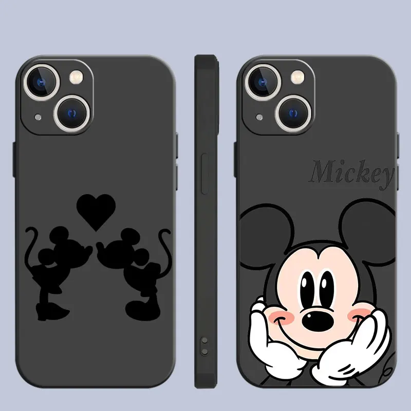 Чехол для Apple iPhone 15 14 11 13 12 Pro 7 X XR XS Max 6 8 Plus SE 2022 15 Plus Soft Phone Coque Mouse Minnie Cute