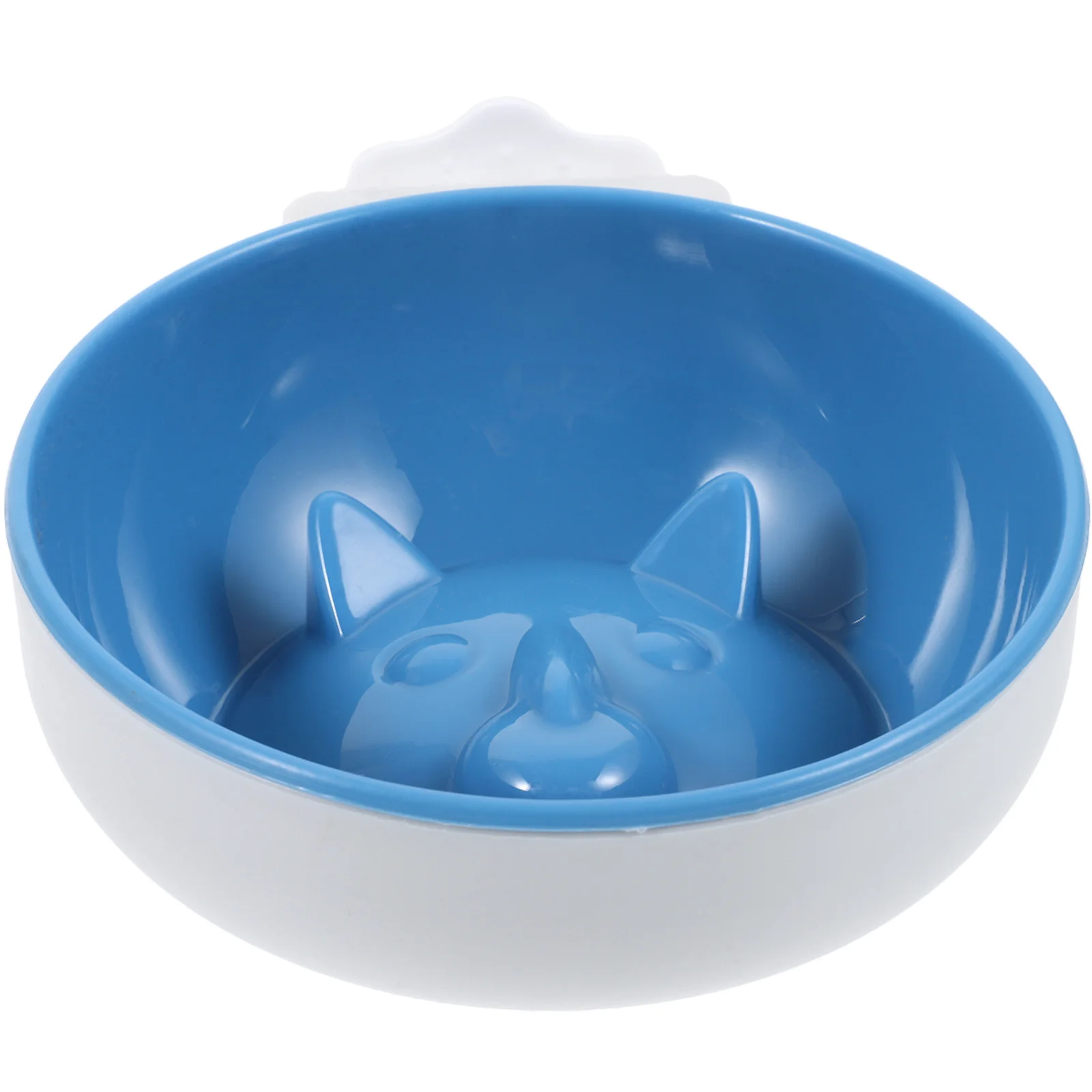 

Hanging Pet For Dog Cat Cage Lightweight Plastic Food Water Bowl Large Shallow Design Easy Clean Non-Slip Base Crate Bowl