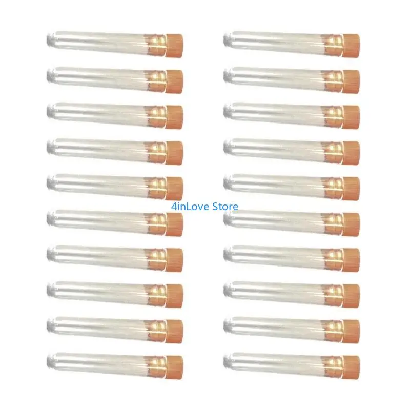 

T4MD Versatile Clear Storage Tubes with Airtight Caps for Beads Liquids Needle Charm