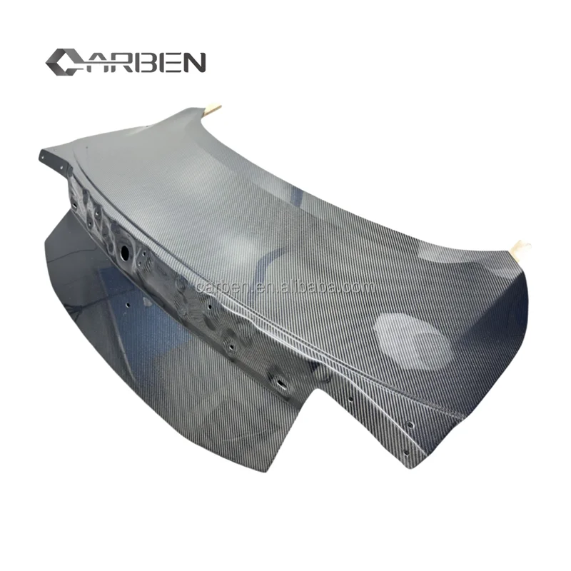 

For the New Mustang Carbon Fiber Tail Cover 24-Latest Ford Mustang Upgraded OEM Style Carbon Fiber Rear Trunk Cover High Quality