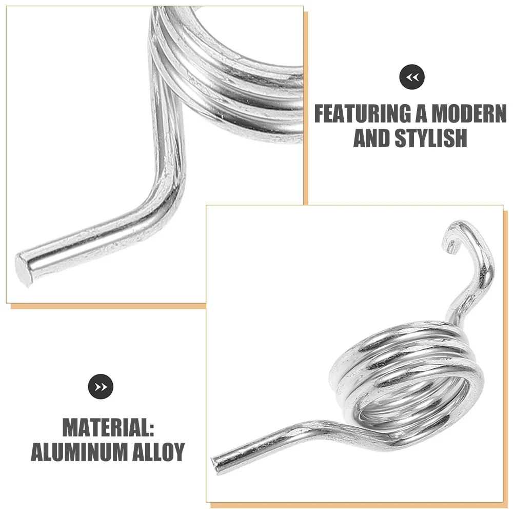 4Pcs Motorcycle Foot Spring Aluminum Footpeg Return Spring Lightweight Durable Replacement Motorcycle Pedal Springs Offroad