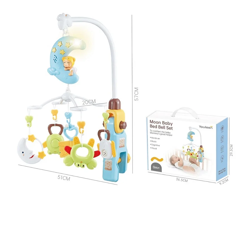 

Moon and Stars Crib Mobile Set