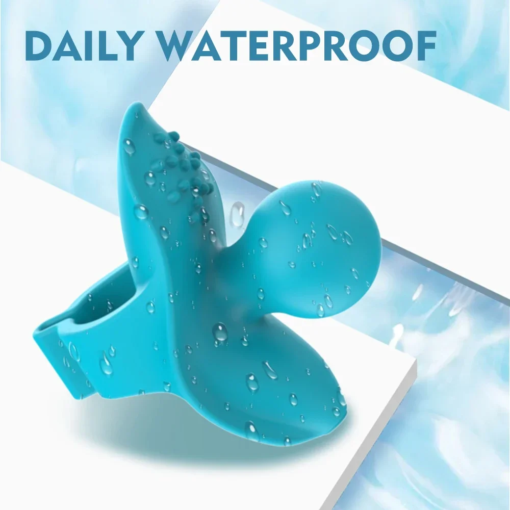 إصبع هزاز الإناث الجنس لعب للنساء G-بقعة البظر محفز الأزواج الحلمة لعبة سيليكون قوية السلع للبالغين 18 + #4