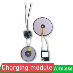 Modulo di ricarica Wireless corrente 2A/bobina di alimentazione wireless caricabatterie induttivo trasmettitore DC 24V + ricevitore 12.6V 8.4V 4.2V