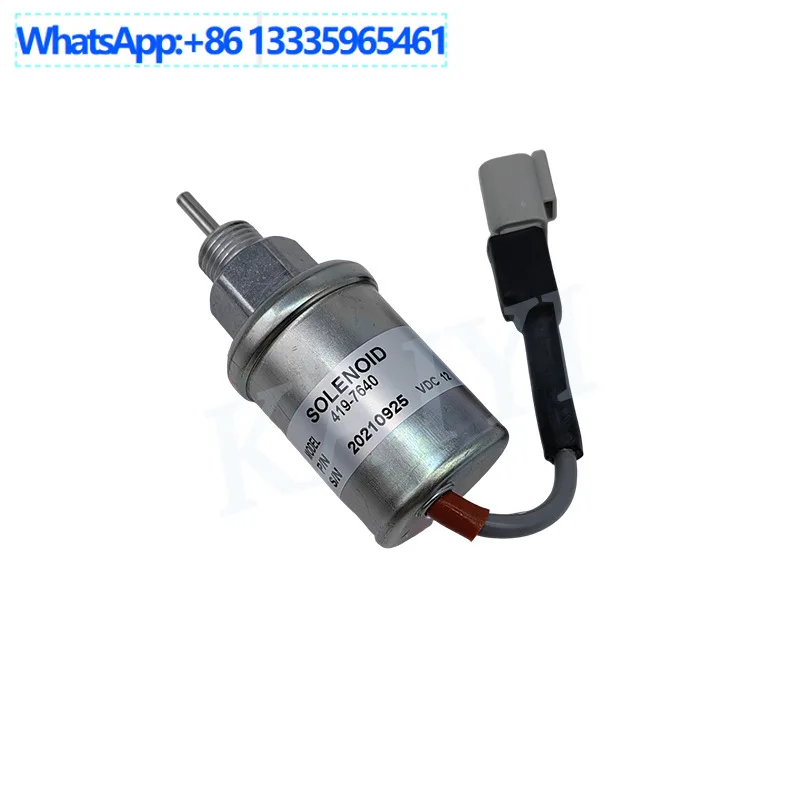 

For excavator parts CAT303CR/304CR/304SR/3011C/3013C solenoid valve 419-7640