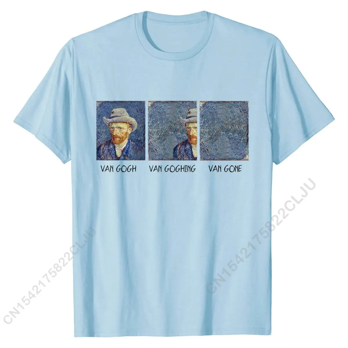 Van Gogh Van Goghing Van Gone Funny T-Shirt Design T Shirt Cotton Men\'s T Shirt Design Cheap