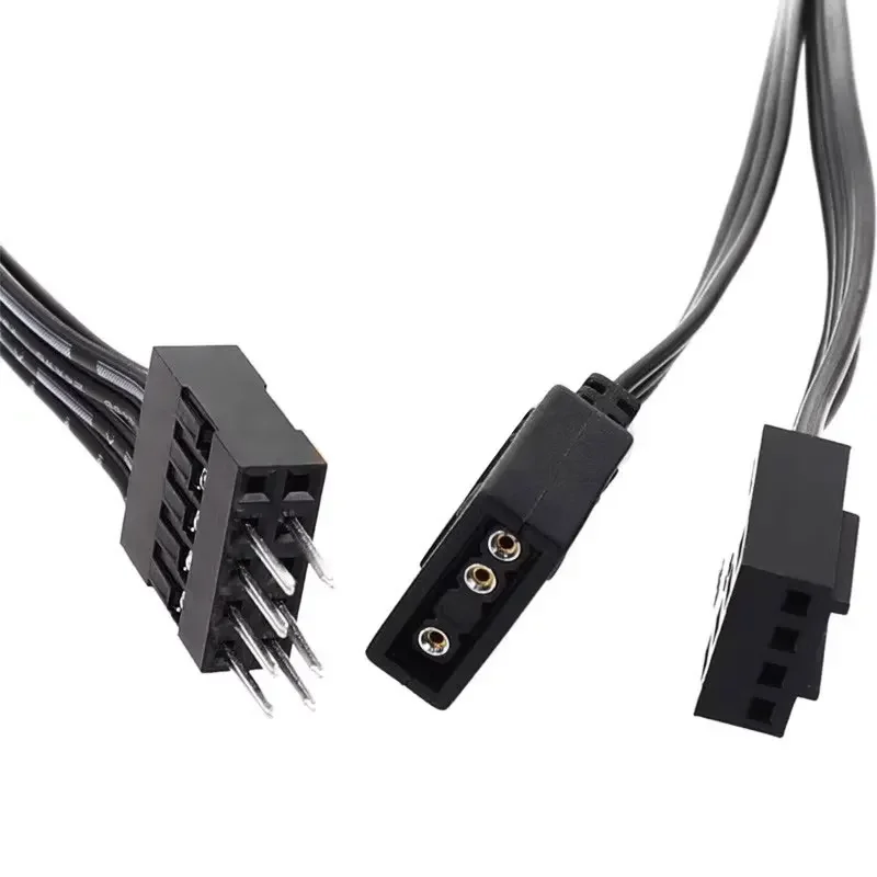 SQC133TT Lüfter RGB Control Box Adapterkabel RiingPlusTrioQuad Synchronisiertes RGB Adapterkabel TT