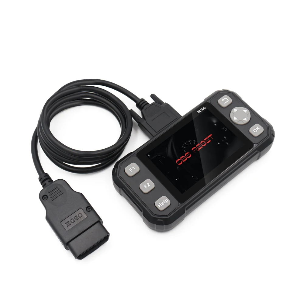 Portable M300 Check Engine Light Diagnostic Scanner Universal Car Engine Fault Code Reader Maintenance Lamp Reset Function