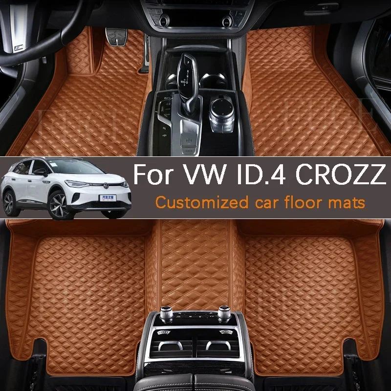 For Volkswagen ID.4CROZZ car customized foot mats VW ID.4CROZZ waterproof and wear-resistant carpet 2021-+version models