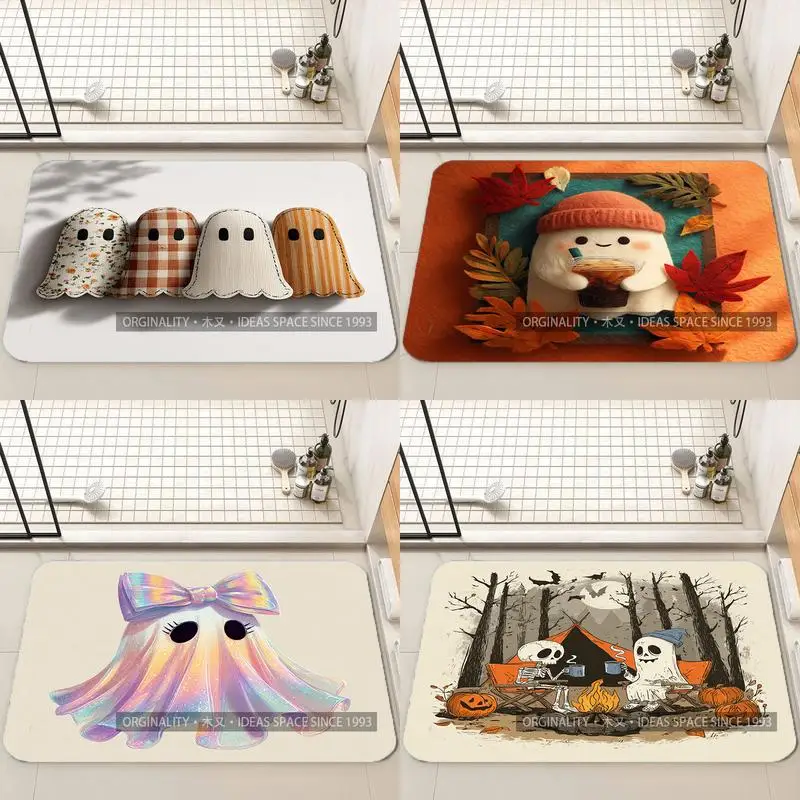 

Ghost-Patterned Digital Mat Living Room Decoration Home Sofa Non-Slip Carpet Study Bedroom Tatami Children'S Soft Floor Mat
