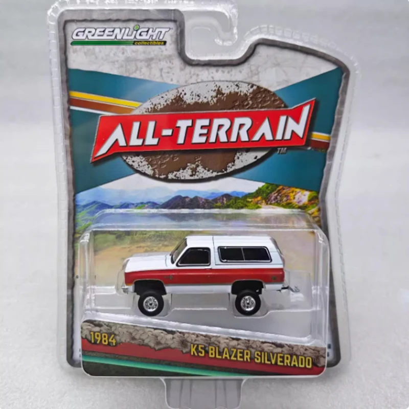 

Greenlight 1:64 1984 K5 Блейзер Silverado, модель автомобиля из сплава, статический дисплей, классический автомобиль, коллекция игрушек для взрослых