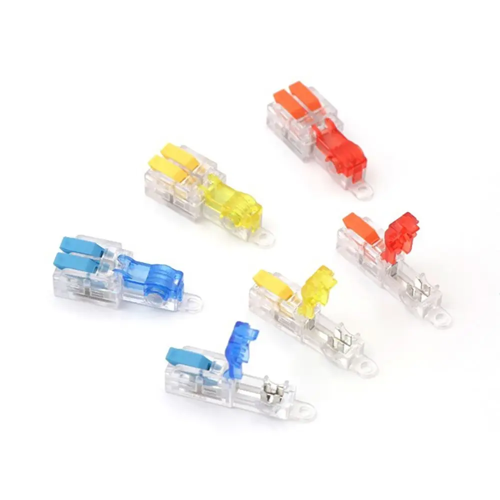 T-Type Quick Wiring Connector Universal Compact Stripping Free Type Compact Splice Electrical Connectors Wire Connector