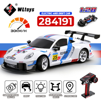 WLtoys 284191 284019-A Upgraded Gyro 1/28 RC Drifting Car 4WD High Speed Radio Control Model 2.4G Drift Racing Vehicle Mini Gift