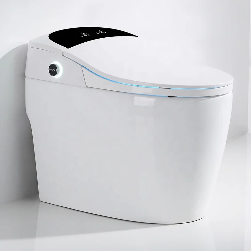 Sanitary Ware Bathroom Certificate Automatic Water Closet Smart Bidet Automatic Sensor Toilet For Sales