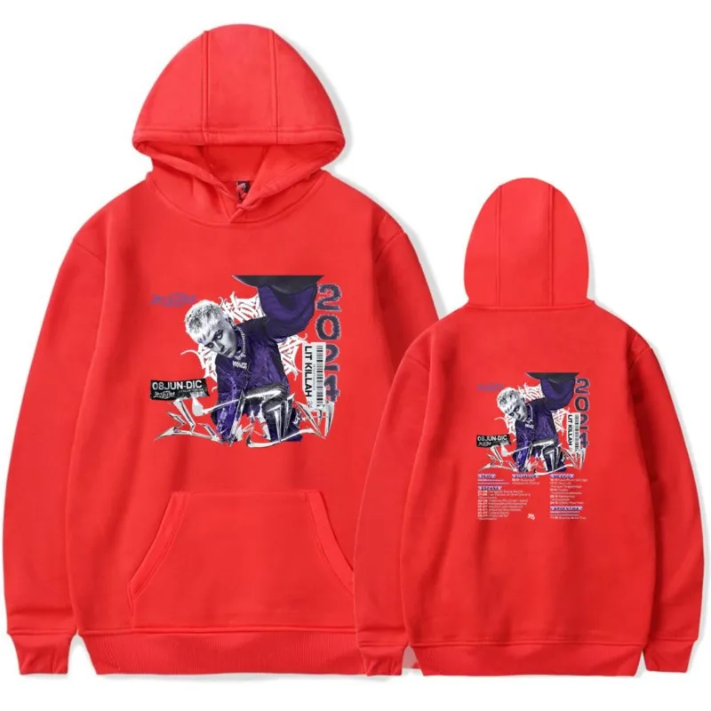 Lit Killah Tour 2024 Hoodies Merchandise Voor Heren/Dames Unisex Cosplay Sweatshirt Met Lange Mouwen Streetwear Met Capuchon