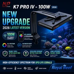 NP K7 PRO IV 100W Noopsyche LED Aquarium Light for Coral Reef SPS LPS Saltwater Tank Full Spectrum Marine Lamp 2026 New