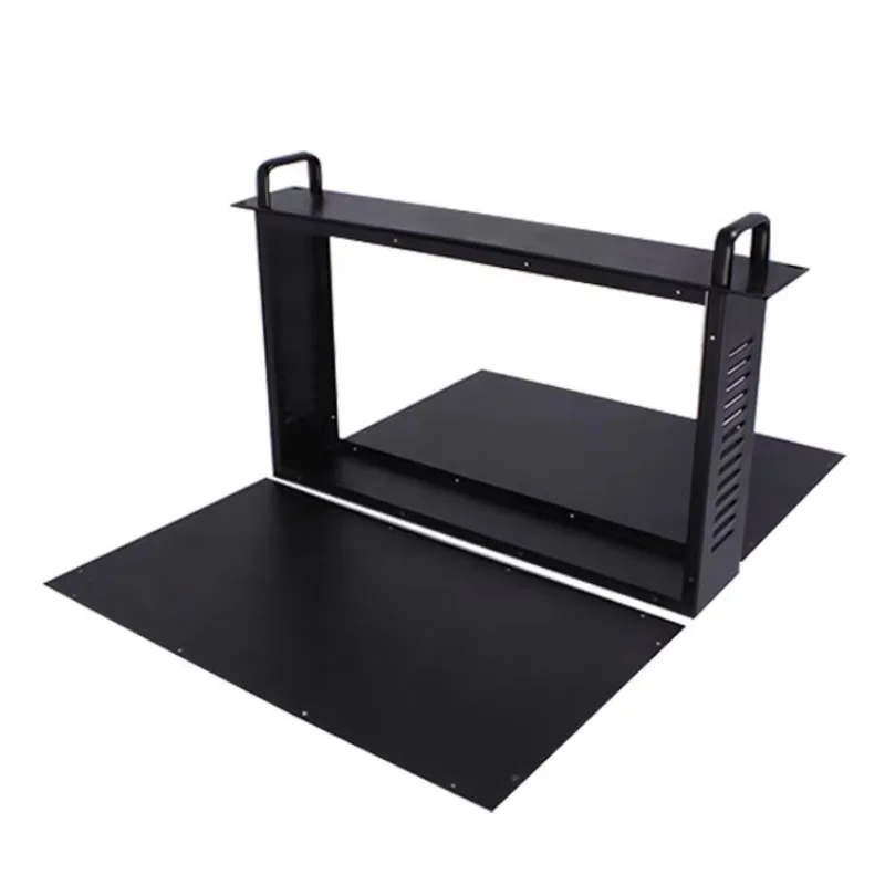 Rak Server 2.5u 3u, Kotak Elektronik Aluminium 19 Inci, Casing Rak Server