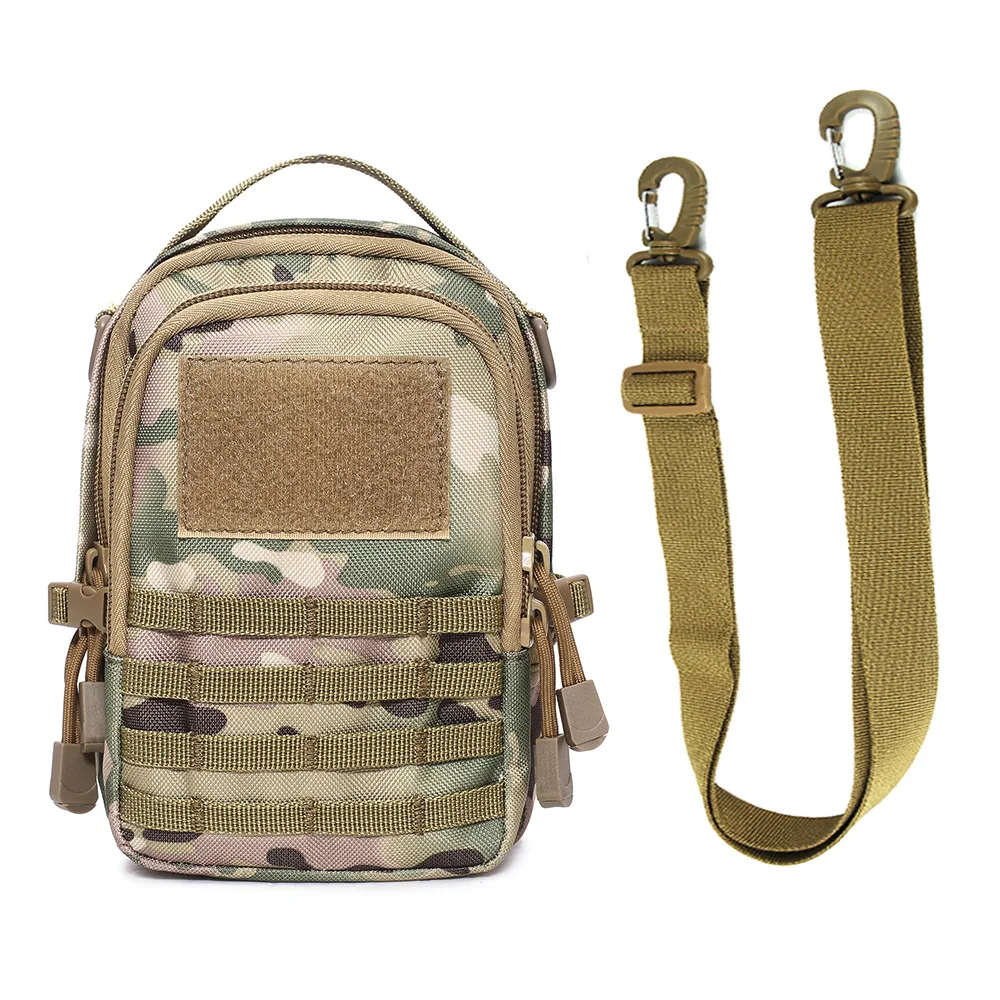 

Тактическая поясная сумка EDC, модульная сумка через плечо Molle, сумка для бега на открытом воздухе, спортивные игровые предметы первой необходимости, сумки для аксессуаров в стиле милитари