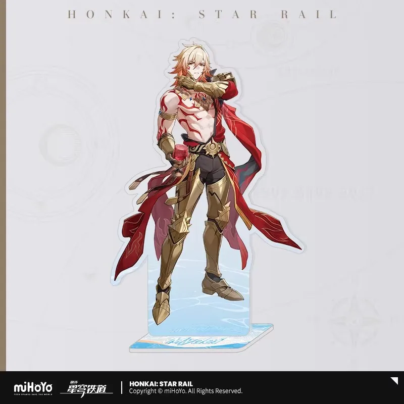 [Genuine] miHoYo Game Honkai Star Rail Acrylic Standee Caelus Mydei Castorice Desktop Ornament Anime Prop Cosplay Halloween Gift