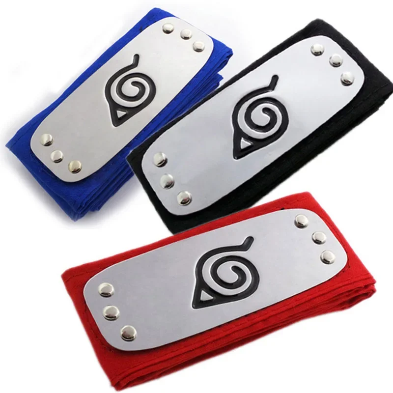 

Anime NARUTO Akatsuki Uchiha Itachi Kakashi Haruno Sakura Sasuke Uzumaki Naruto Cosplay Headband Accessories Props for Unisex