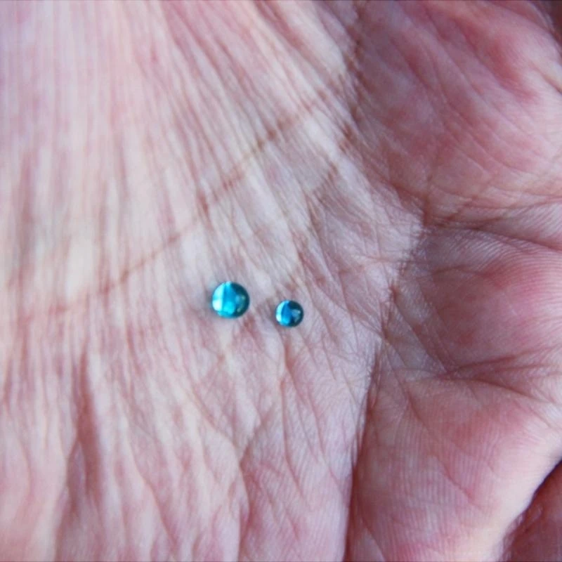 F42F Moule perles miniatures en silicone haute qualité Moule silicone pratique adapté à création perles