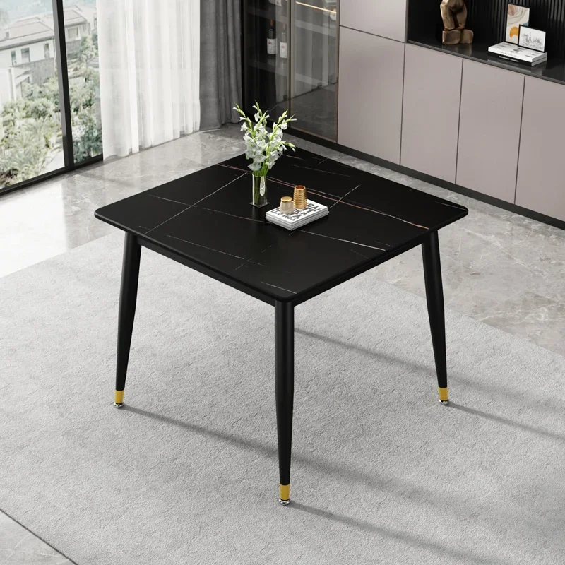 Multifunctional Gold Dining Table Nordic WaterproofBreakfast Marble Dining Table Design Writingtable Bassehome Furniture