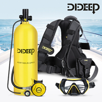 DIDEEP 4L Scuba Breathing Apparatus X7000 Portable Diving and Snorkeling Equipment Kit Diving Rebreather