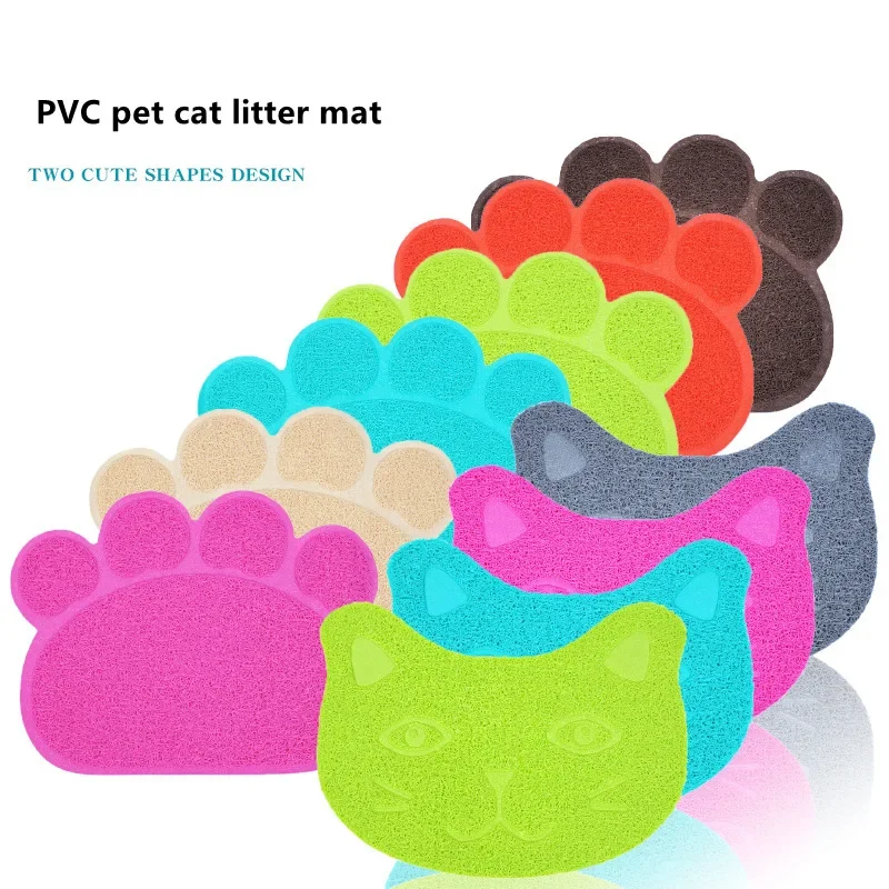 Heimtierbedarf Pfotenabdruck-Pad für Hunde und Katzen, Matte für Welpen, Kitty, Schüssel, Futternapf, Tischset, rutschfest, wasserdicht, Isomatte, Katzenbett