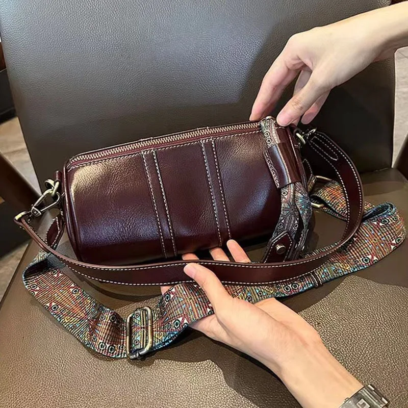 Timeless Minimalist Soft Shoulder Bag for Women Genuine Leather Everyday Casual Convertible Crossbody Design Luxury Handbag